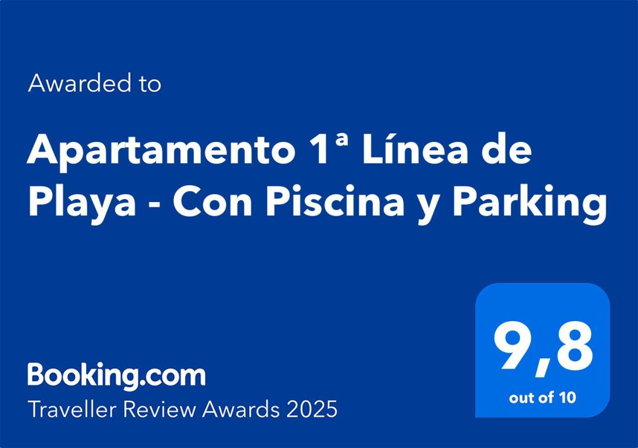 Apartamento 1ª Linea De Playa - Con Piscina Y Parking Playa de Gandia Exterior foto